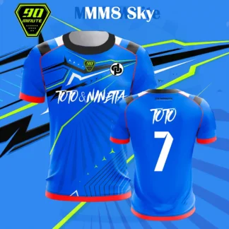 “TOTO 7 x Aguamarina NINETA 2025! Base Capri Azul + Logotipos Doubles Reflectantes: Ventilación de Malla para Toda la Vibe Minimalista Breezy!"