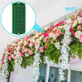 ABBY-3 Uds jaula de espuma Floral soporte de flores con espuma Floral para flores jaula tazón para centro de mesa arreglo Floral