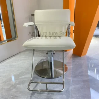 Silla De peluquero De lujo para maquillaje, taburete De corte De pelo estético, Silla De peluquero cosmética, Silla De Barbero De belleza, equipo De peluquero