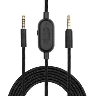 Cable de repuesto de 3,5mm para auriculares Logitech G433/G233/G Pro, con Control de volumen, mejora tu equipo de juego, Reduce la pérdida