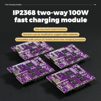 Módulo de carga rápida bidireccional IP2368 100w interfaz Buck-Boost tipo c batería de litio 4S placa de carga rápida de alta potencia