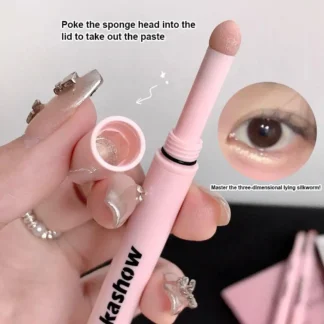 Lápiz Delineador de ojos de gusano de seda de doble punta, brillo de diamante mate, resaltador Aegyosal, crema, lápiz de sombra, maquillaje iluminador T6O7