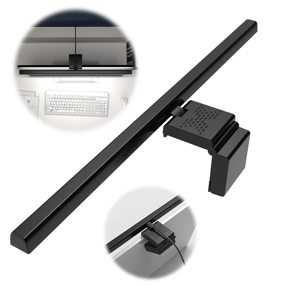 Barra de luz LED para Monitor, lámpara para Monitor de ordenador alimentada por USB, lámpara de mesa colgante para escritorio/oficina/hogar/juego