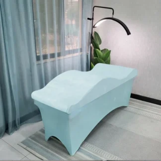 Vendedor caliente salón de belleza extensión de pestañas pestañas curvadas colchón de cama Topper colchón de belleza de espuma viscoelástica