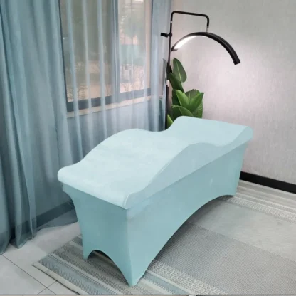 Vendedor caliente salón de belleza extensión de pestañas pestañas curvadas colchón de cama Topper colchón de belleza de espuma viscoelástica