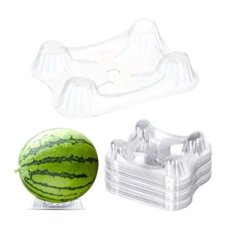 Paquete de 20/50 soportes de plástico para sandía, soporte para frutas, marco de cesta, bandeja para plantas y verduras, soporte protector para melón y calabaza