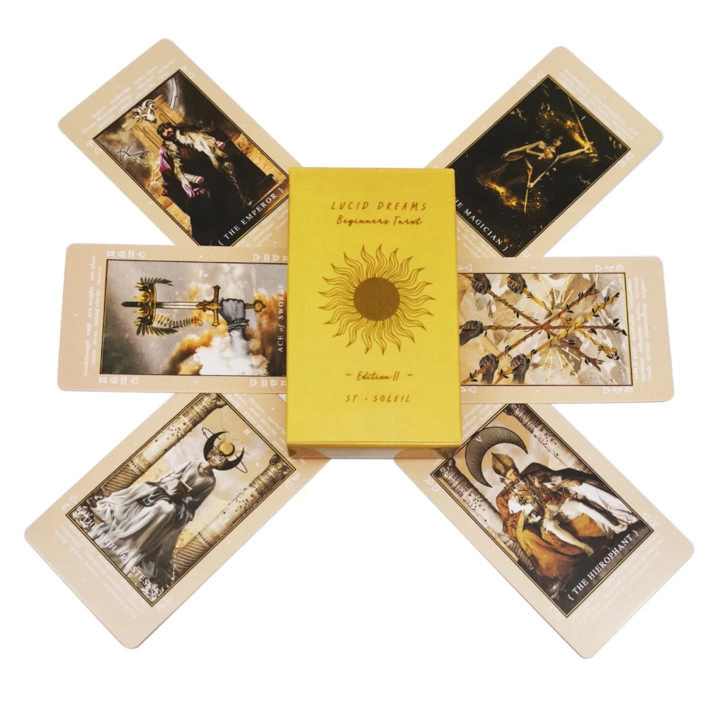 Baraja de Tarot para principiantes Lucid Dreams, diseño clásico, adivinación, meditación, cartas de Tarot para principiantes, herramienta de juego de fiesta familiar, regalo