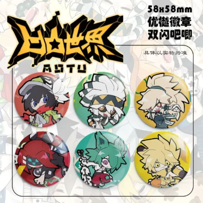 Anime Aotu World Camil Zuma·M Godrose Palos Godrose Cosplay disfraz insignia Pin SPTE hojalata broche Prop regalo