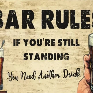 Divertido letrero de estaño de Metal Retro, reglas de Bar, decoración de baño, póster, arte de pared Vintage para hombre, cueva, sala de estar y hogar
