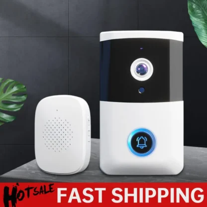 Timbre de vídeo inalámbrico WiFi, timbre de visión nocturna IR, cámara, timbre de puerta para el hogar, sistema de alarma de seguridad para el hogar