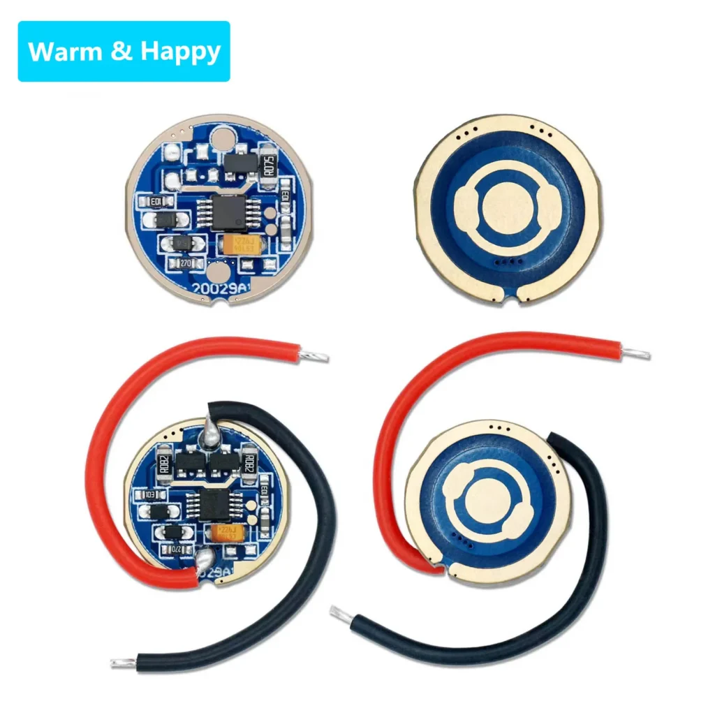 10 Uds. Placa controladora de corriente constante LED 3W 5W 10W 18W DC3.7-4.4V fuente de alimentación externa LED 5 modos para linterna