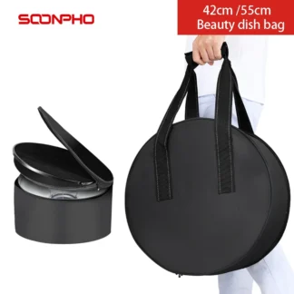 SOONPHO-bolsa para platos de belleza, 42CM, 55cm, bolsa para equipo de estudio, lona, diseño de dos capas para fotografía, plato de belleza, difusor de montaje Bowens