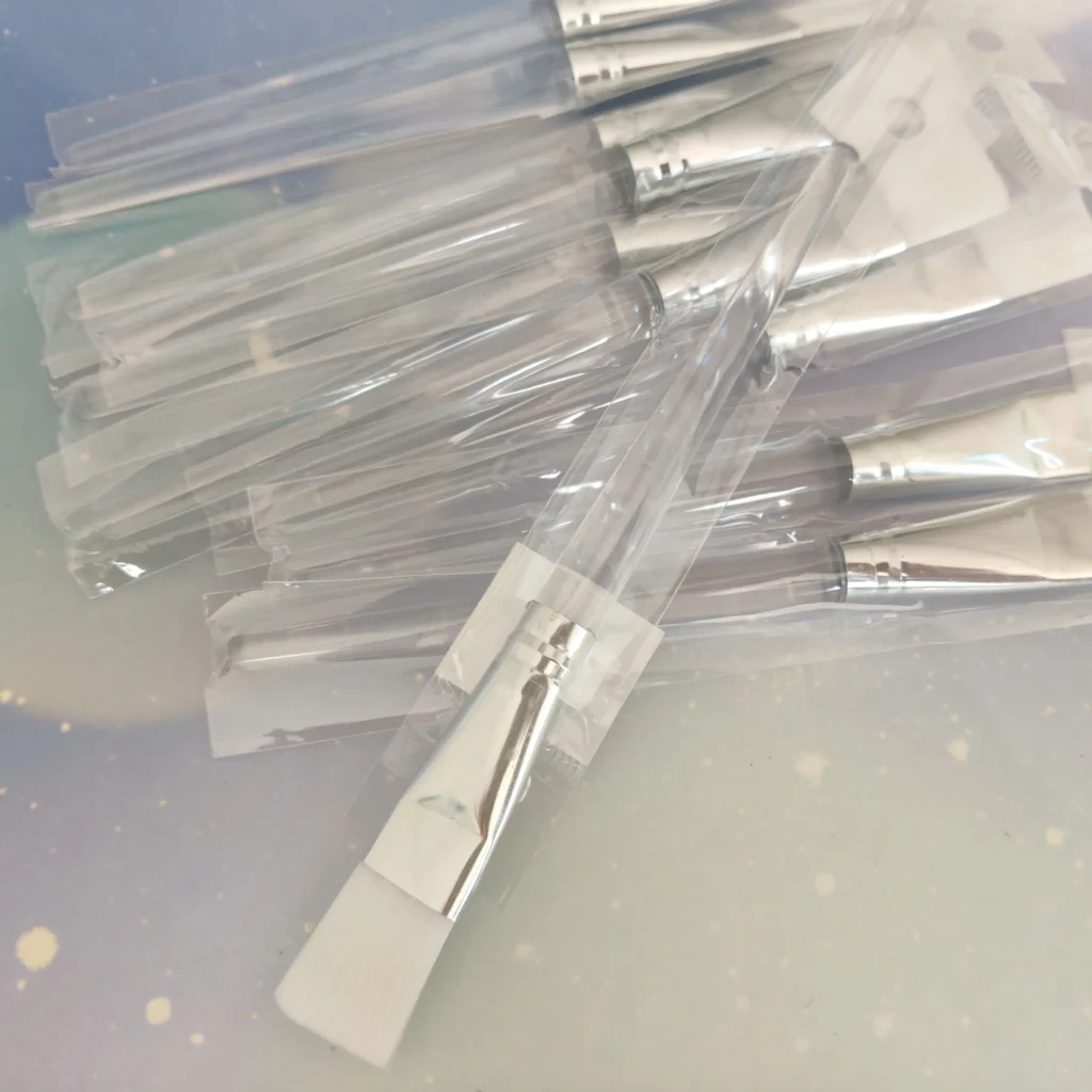 10 Uds. Pinceles para mascarillas faciales, varilla de cristal transparente, aplicador facial, cepillo para aplicación de mascarillas o herramientas de maquillaje para mascarillas DIY