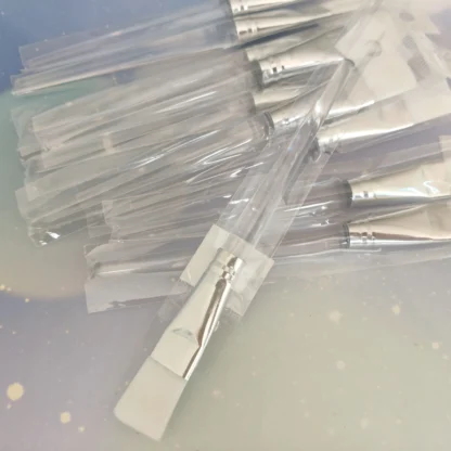 10 Uds. Pinceles para mascarillas faciales, varilla de cristal transparente, aplicador facial, cepillo para aplicación de mascarillas o herramientas de maquillaje para mascarillas DIY