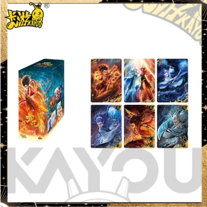 Tarjeta de colección de películas del mar ruidoso del niño del diablo de Kayou Nezha, bolsa Doutian Nezha, 2 tarjetas, caja ciega, tarjetas periféricas