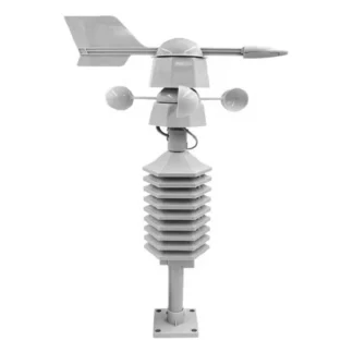 Reloj meteorológico inalámbrico RF 433Mhz, estación meteorológica con probador de velocidad del viento y Sensor de dirección, pronóstico del tiempo y temperatura