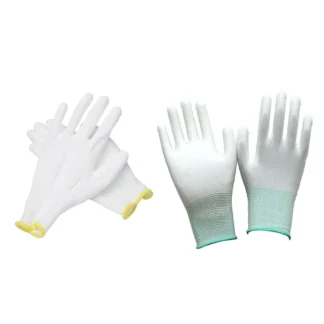 Protección laboral a prueba de polvo, 3 pares, guantes de jardinería ligeros y fáciles de limpiar, guantes de trabajo transpirables recubiertos finos de Pu para deshierbe