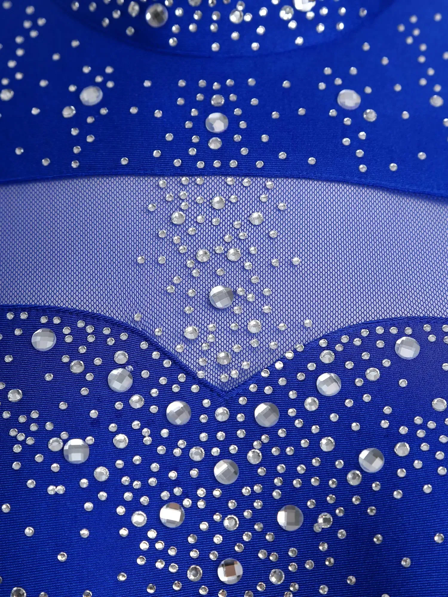 Leotardo de baile de patinaje artístico con flecos y diamantes de imitación brillantes para niñas, mono con falda con borlas irregulares para actuación de Jazz latino