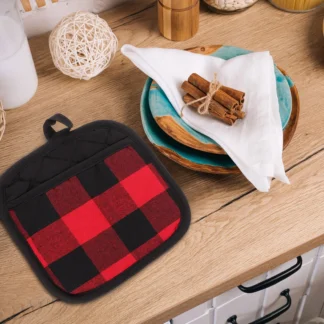 Almohadillas aislantes, vajilla de cocina, juego de toallas, guantes, poliéster, algodón, resistentes al calor