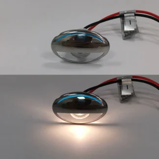 Envío rápido 0,24 W blanco azul IP66 muelle chasis de automóvil deporte yate Interior barco paso caravana RV luz LED de cortesía