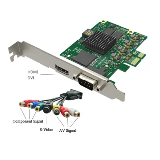 Tarjeta de captura de vídeo 1080P transmisión en vivo Audio Video Grabber adaptador de tarjeta PCI-E HD120C HDMI videocámara caja de grabación tarjetas de captura