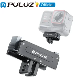 PULUZ para DJI Osmo Action 5 Pro / 4 / 3 aleación de aluminio Base magnética de Metal de liberación rápida para accesorios de Cámara de Acción deportiva DJI
