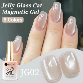 UR SUGAR-esmalte de uñas de Gel magnético con forma de gato brillante, Vernis semipermanente con luz de agua, esmalte de Gel de cristal para decoración de uñas, 15ml