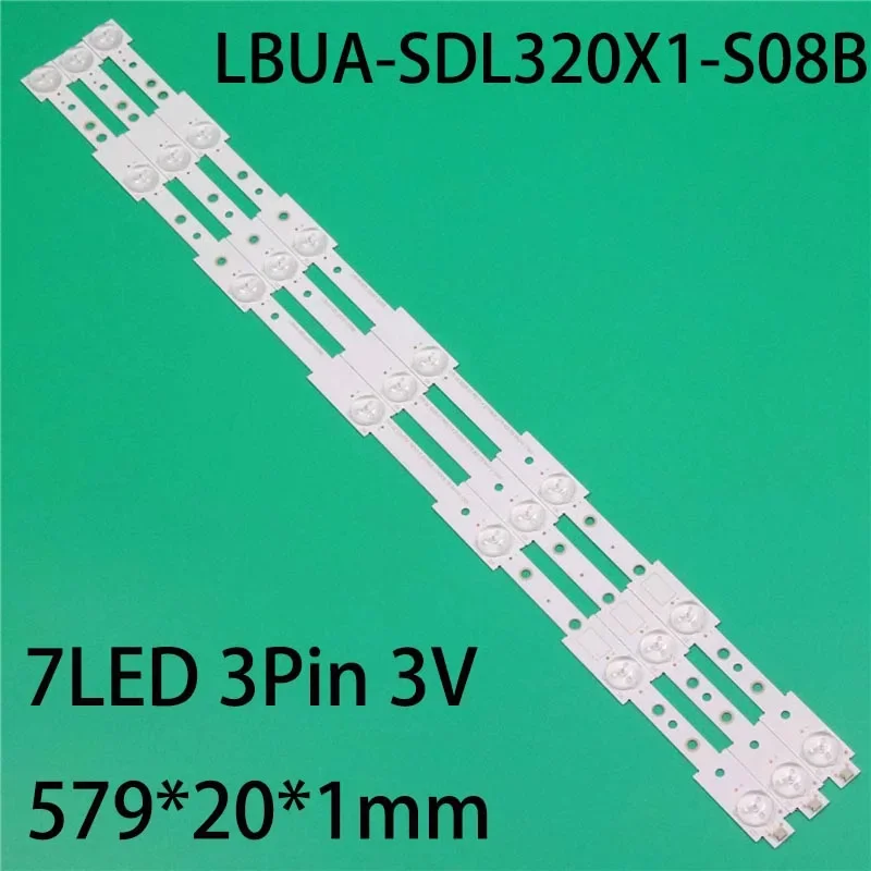 Nuevas barras de lámparas LED para TV SW 32 3228 07 REV1.4/1,1 tira de retroiluminación LBUA-SDL320X1-S08B Kits bandas CH 32 3228 07 cintas REV1.1