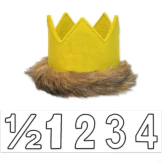 Baby Girls/Kids Birthday Gat Baby Baby Fiesta Crown por 1/1