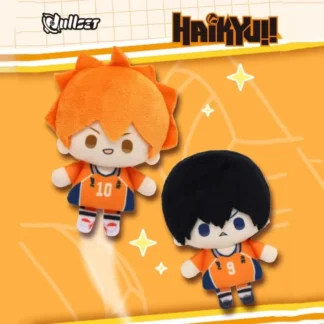 Haikyuu!! Mini muñeca serie caja ciega genuina Yu Nishinoya Tadashi Yamaguchi Shoyo Hinata 10cm Kawaii regalo para niña coleccionable