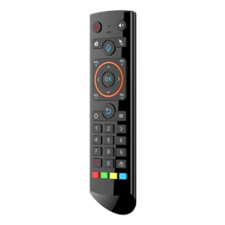 Teclado inalámbrico RF 2,4G con Control remoto por voz inteligente Air Mouse retroiluminado/estándar para accesorios Android TV Box