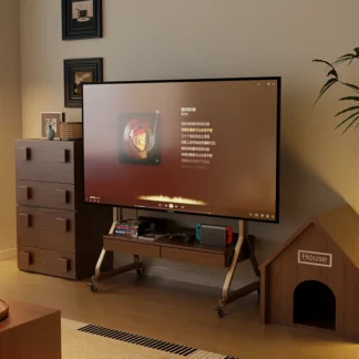 Soporte con soporte de Tv Retro, soporte de Tv estético moderno de belleza única, muebles nórdicos Premium Mobiletto Porta Tv para apartamento pequeño