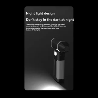 Soplador de chorro Turbo de mano con ventilador violento, 100000RPM, con iluminación LED, eliminación de polvo para acampar al aire libre, Motor sin escobillas B