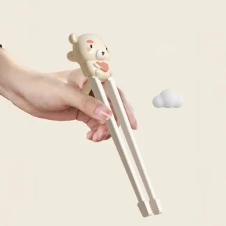 Adorables palillos con temática de oso para niños; Palillos de comida para aprender primaria