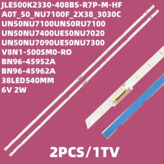 Tiras LED(2) para Samsung UE50NU7025 UE50NU7025K UN50NU7100 UE50NU7100 UE50NU7400 UN50NU7400 UE50NU7020 UE50NU7020W UE50NU7090U