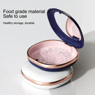 Caja de retenedor Dental, alineador magnético, protector bucal, contenedor para viajes de dientes, cajas para dentadura postiza, 1 Uds.