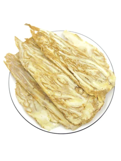 Auténticas rodajas de angelica enteras.