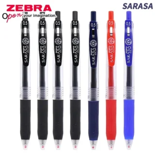 Bolígrafo de Gel japonés ZEBRA SARASA JJ15, 0,5mm, alta capacidad, secado rápido, escritura Kawaii, papelería escolar para estudiantes, accesorios de oficina