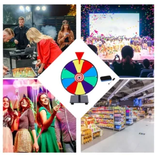 Rueda de premio de flexión resistente de 12" editable para fiestas, ferias comerciales, carnaval