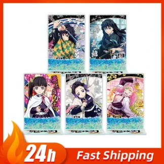 Figura periférica de Anime Demon Slayer de pie Kamado Tanjirou Hashibira Inosuke, adornos de modelo de alta calidad, regalo de colección de fans