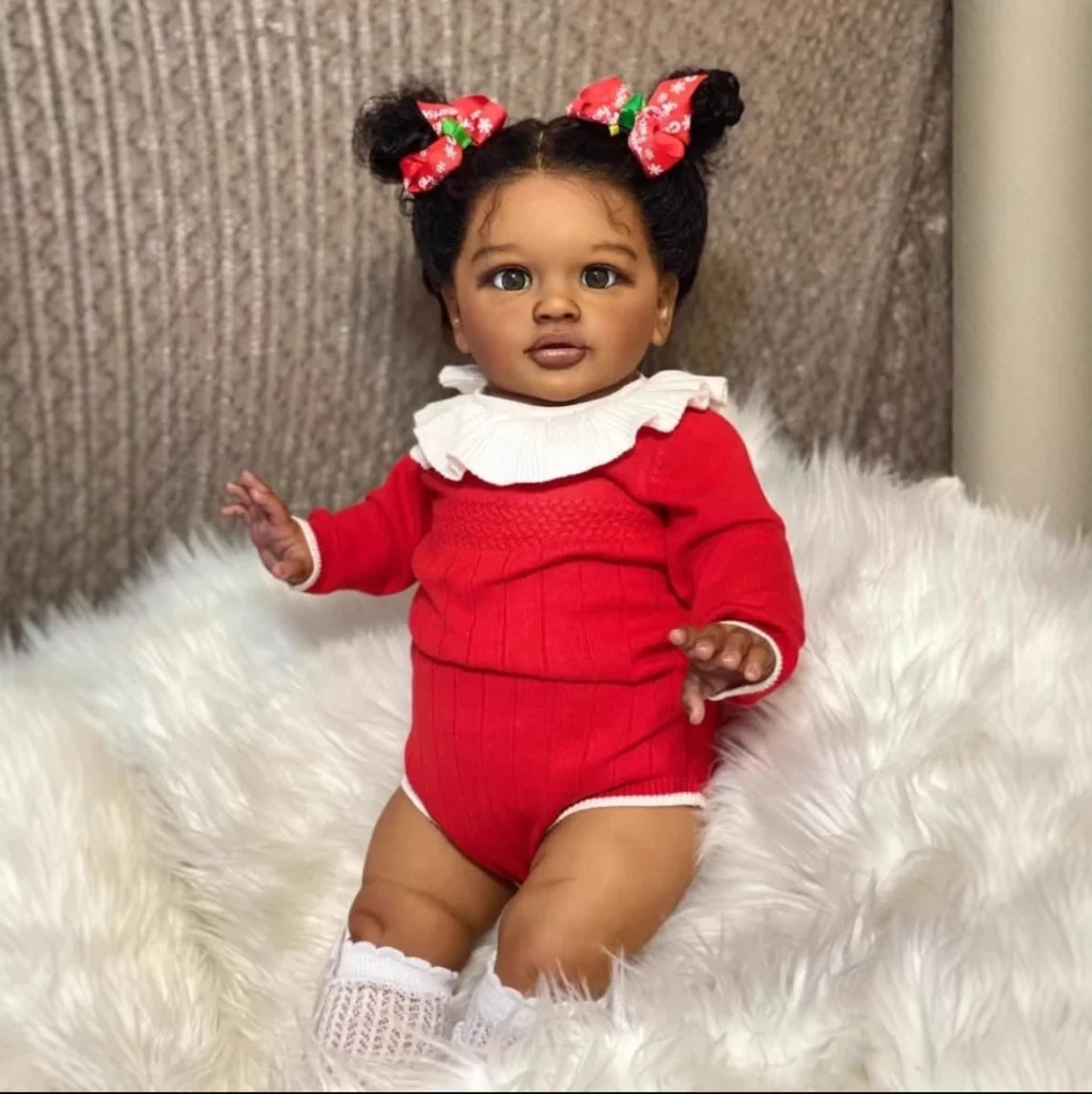 Muñeca Reborn realista de 26" - Pippa recién nacida realista con textura de piel 3D, cabello enraizado, venas visibles, regalo artesanal coleccionable
