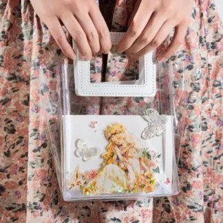 5 piezas de suministros para manual, pegatina decorativa, concha de princesa dulce, Material ligero, decoración, pequeño oso, Príncipe, álbum de recortes, 162*105mm