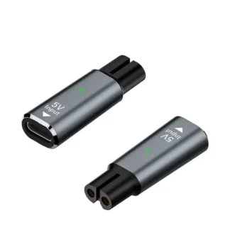 Adaptador de afeitadora tipo C de 5V, convertidor de carga para Philips Norelco One Blade, QP2520, QP2515, QP2620, con indicador de carga