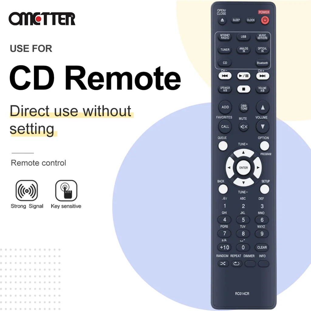 Reproductor de sistema de Audio y vídeo RC014CR para Marantz, receptor de CD de Red compacto, Control remoto, M-CR611, MCR611, M-CR610, M-CR603
