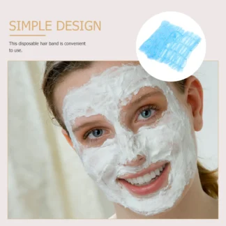 50 Uds. Diadema con anillo para el cuidado de la piel para lavar la cara Spa diademas desechables dedicadas
