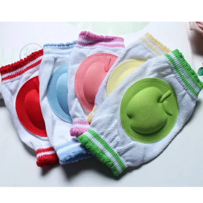1 par de rodilleras Protector de seguridad para gatear rodilleras para niños pequeños Protector infantil suave duradero transpirable lavable a máquina para