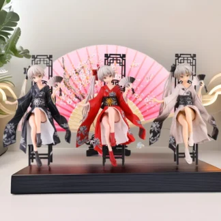 Figura de niña de cúpula Yuanzhikong, figura bidimensional a gran escala, adorno de escritorio femenino, venta al por mayor