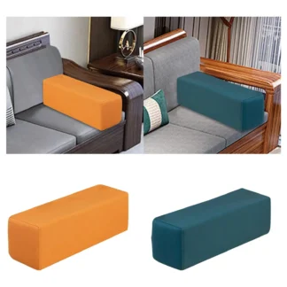 Almohada de reposabrazos lateral, almohada de soporte para codo, cómoda con funda de almohada extraíble y lavable, reposabrazos para sofá, sillón, juego de coche en casa