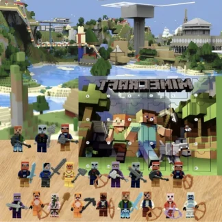 Juego de Anime, figura de bloques de construcción, caja ciega, modelo de estatuilla de acción, juguetes creativos, calendario de cuenta atrás para Navidad, caja de regalo sorpresa