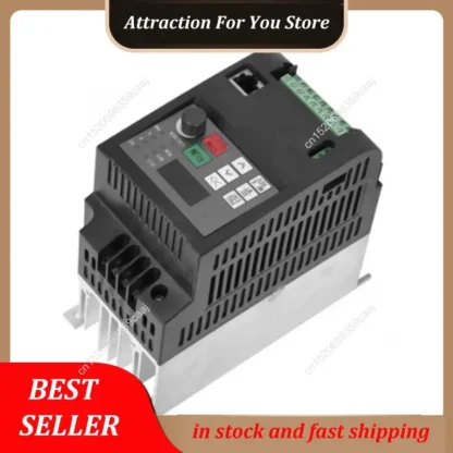 Venta caliente 2.2KW VFD Convertidor de frecuencia 110V a 220V 2.2KW Convertidor de frecuencia Unidad de velocidad ajustable para Contr de motor mejorado